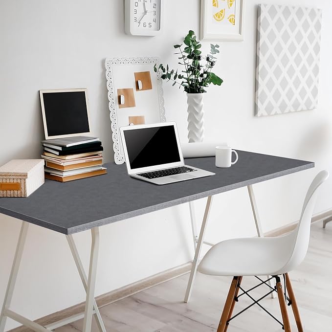 Kaboon Universal Tabletop 59.1"x23.62", Solid One-Piece Melamine Table Top - Image 2