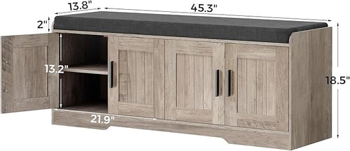 2-Tier Storage Bench, Shoe Bench - Image 2