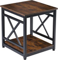 Industrial End Table Side Table by KSWIN