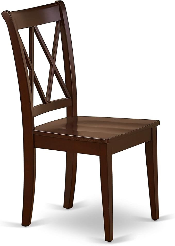 East West Furniture HBCL3-MAH-W 3 Piece Dinette Set - Image 7