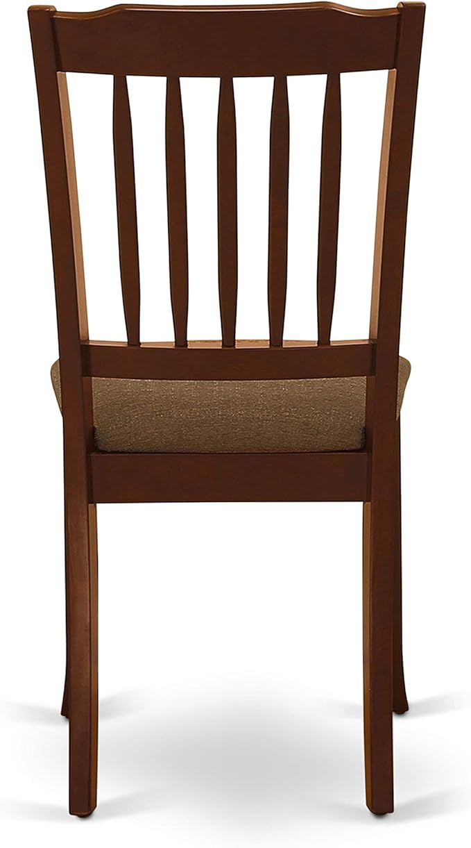 East West Furniture MZDA5-MAH-C 5 Piece Kitchen Table Set - Image 14