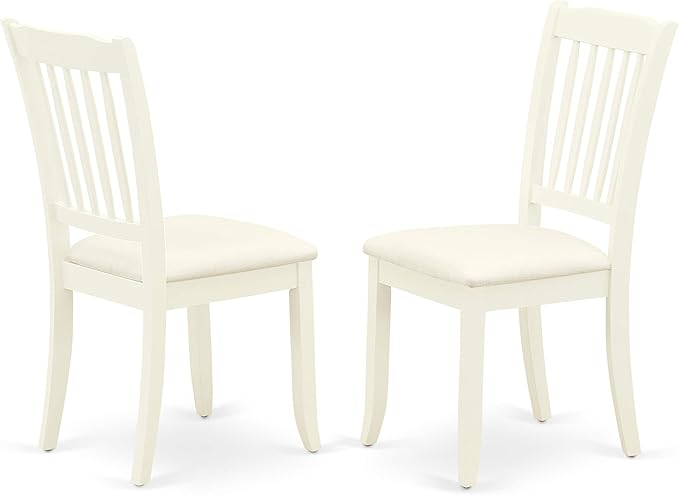 East West Furniture DODA5-LWH-C 5 Piece Modern Dining Table Set Includes a - Image 6