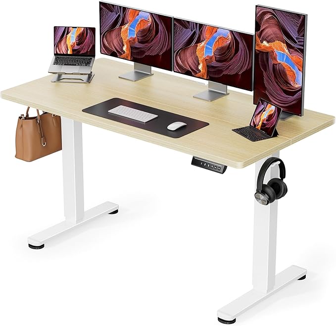 ErGear Height Adjustable Electric Standing Desk, 71 x 30 Inches Sit Stand up by ErGear