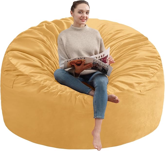 3FT Bean Bag Chair, Comfy Bean Bag Chairs by SIMFLAG