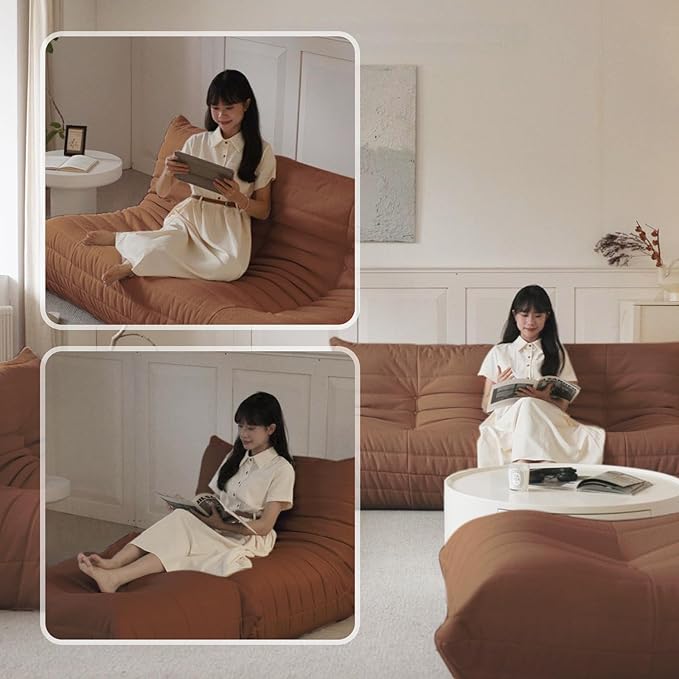 Luxury Ottomans, Modern Square Foot Rest - Image 4