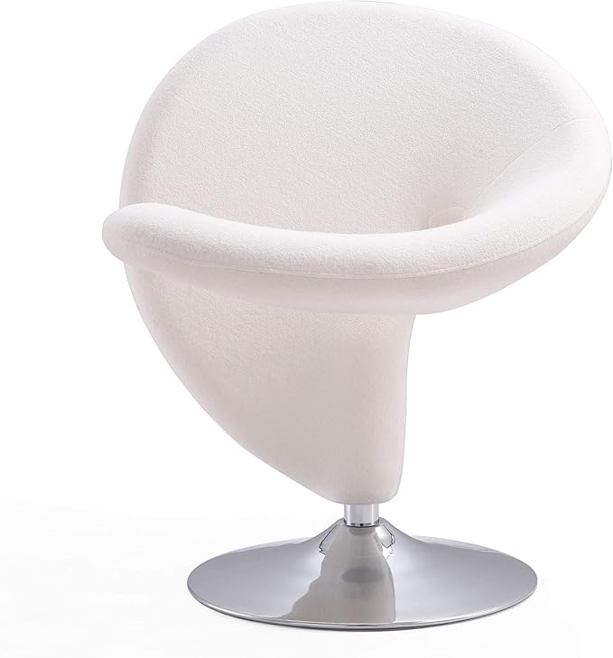 Manhattan Comfort Curl Swivel Accent Chair Set of 2 - Image 5