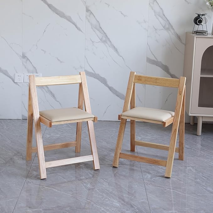 Folding Dining Chairs with Padded Seat Lightweight sillas para Fiestas - Image 2