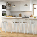 26 Inch Swivel Bar Stools Set of 4, Counter Height Bar Stools by Homvinax