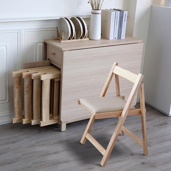 Folding Dining Chairs with Padded Seat Lightweight sillas para Fiestas - Image 8