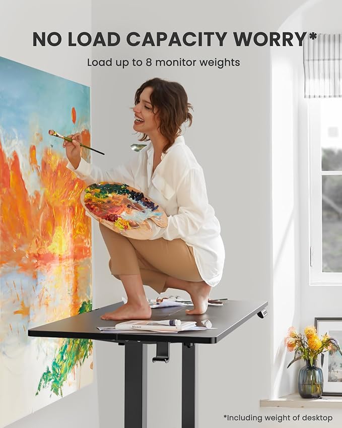 ErGear Height Adjustable Electric Standing Desk, 63 x 27.5 Inches Sit Stand up - Image 6