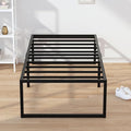 EMODA 16 Inch Narrow Twin Bed Frame 30x75, Heavy Duty Metal Platform No Box by EMODA