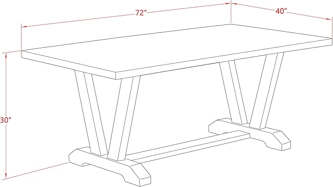 East West Furniture V097VE005-5 5 Piece Kitchen Table Set - Image 15