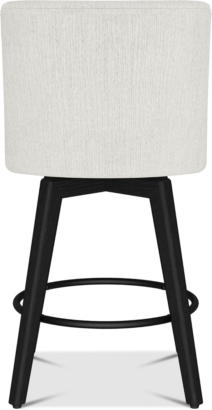 Counter Height Bar Stools Set of 2, Modern Swivel Barstools - Image 8