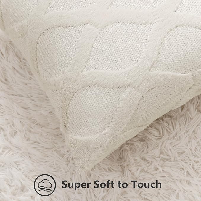 decorUhome Christmas Decorative Throw Pillow Covers 20X20 Set of 2, Soft Plush - Image 2