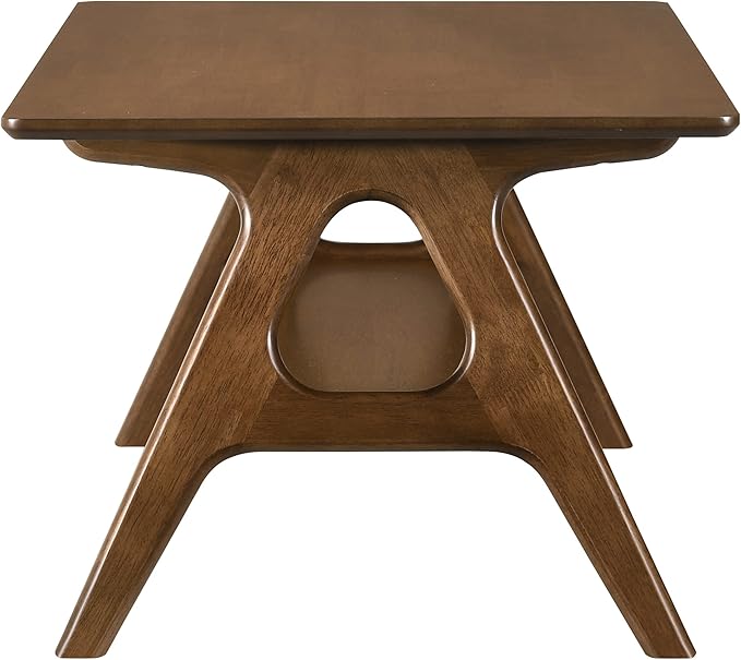 Arona Mid-Century Modern Wood Coffee Table - Image 6