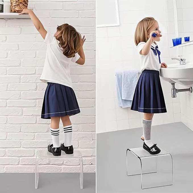 Acrylic Kids' Step Stool – Small Footstool - Image 5