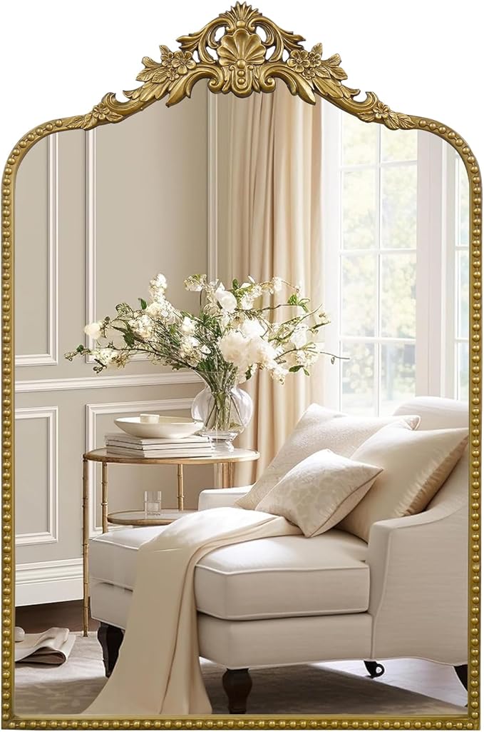 G-LEAF Vintage Baroque Full Length Floor Mirror 30"X48", Victorian Antique by G-LEAF