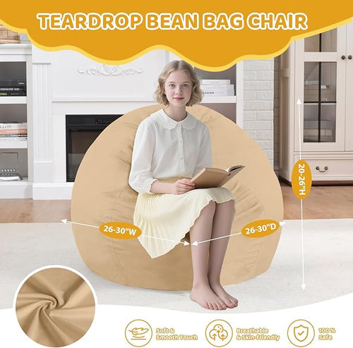 2FT Bean Bag Chair, Comfy Bean Bag Chairs - Image 2