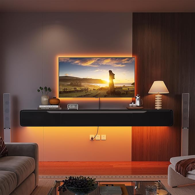Fully-Assembled Floating TV Stand - Image 5