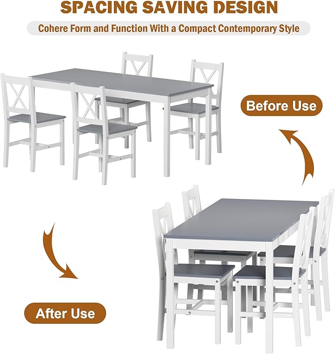 SogesHome 42.52'' Dining Table Set - Image 7