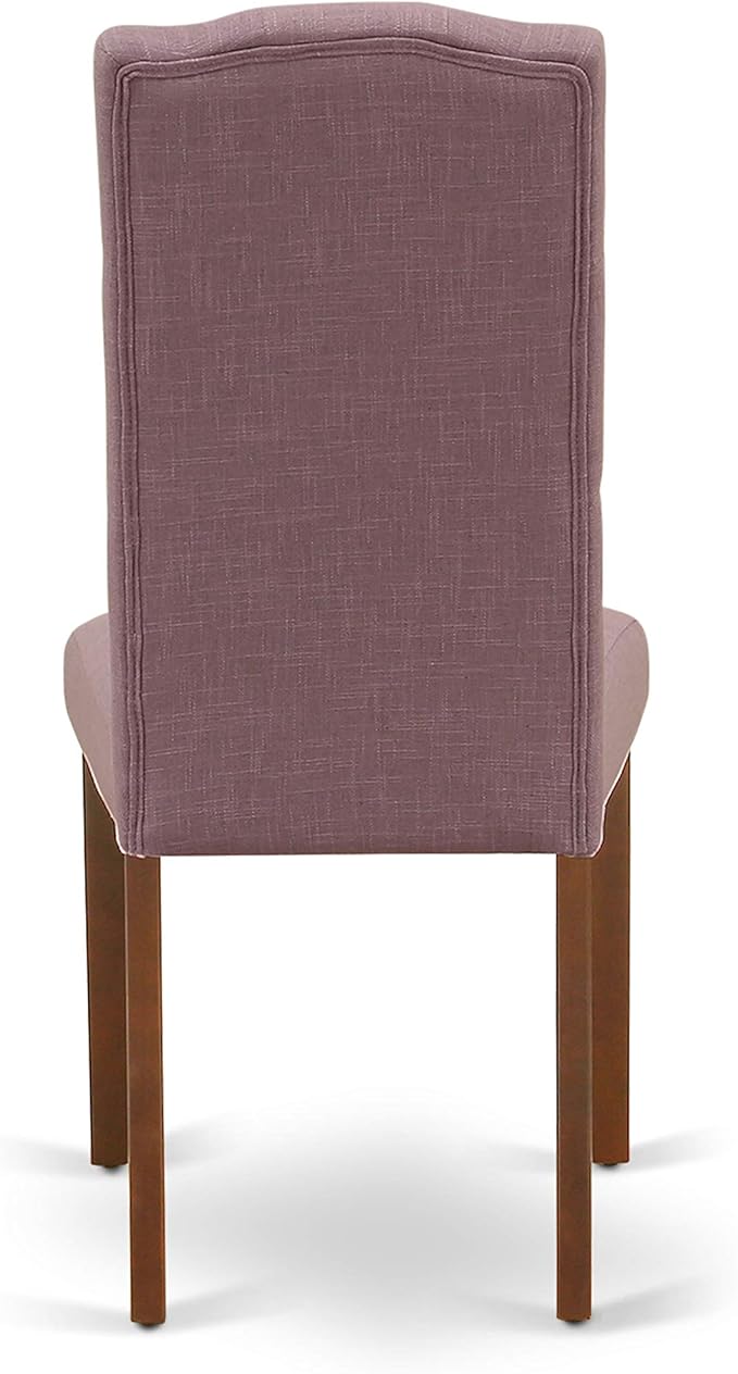 East West Furniture NOCE3-MAH-10 3 Piece Small Dinette Set Contains a Rectangle - Image 12