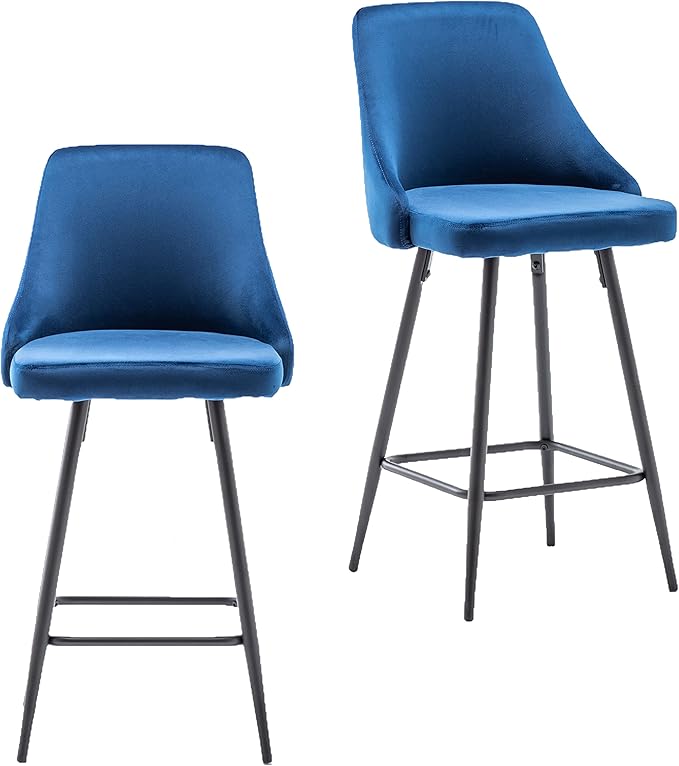 BTEXPERT Set of 2, Premium upholstered Dining 25" Seat Height, High Back Count - Image 6