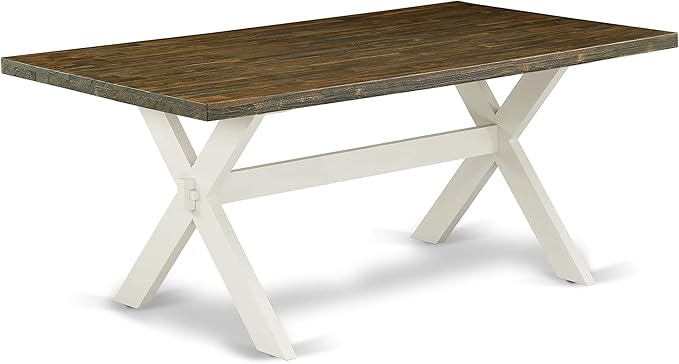East West Furniture X077VE005-9 9 Piece Modern Dining Table Set Includes a - Image 3