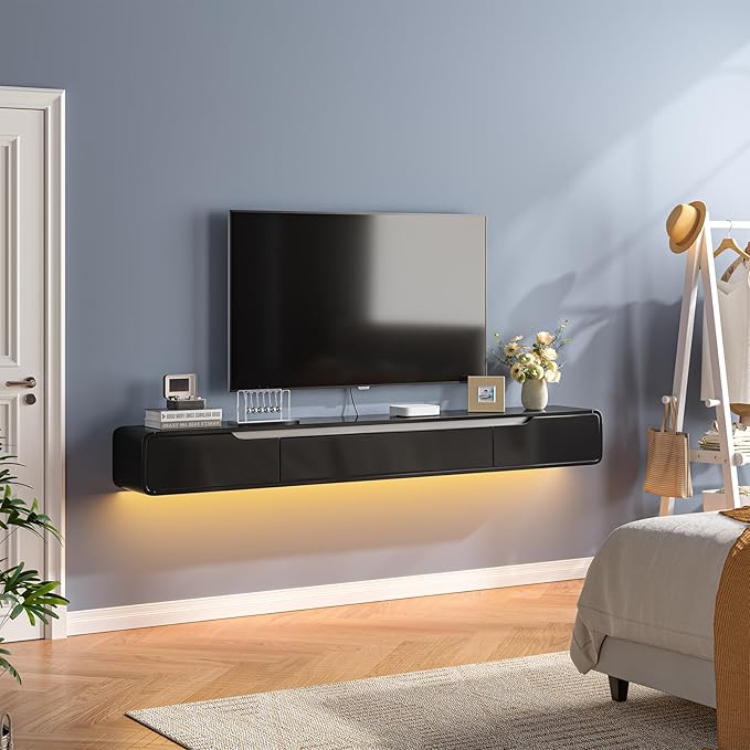 Fully-Assembled Floating TV Stand - Image 4