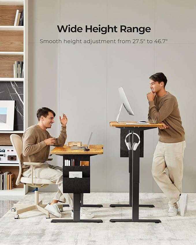 HUANUO Electric Standing Desk, 55 x 24 Inch Height Adjustable Computer Desk - Image 8