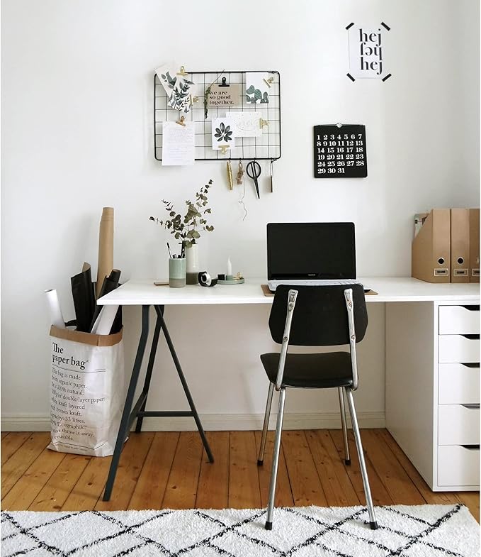 Kaboon White Table Top 23.62" D x 55" W, Solid One-Piece Desktop, Universal - Image 6