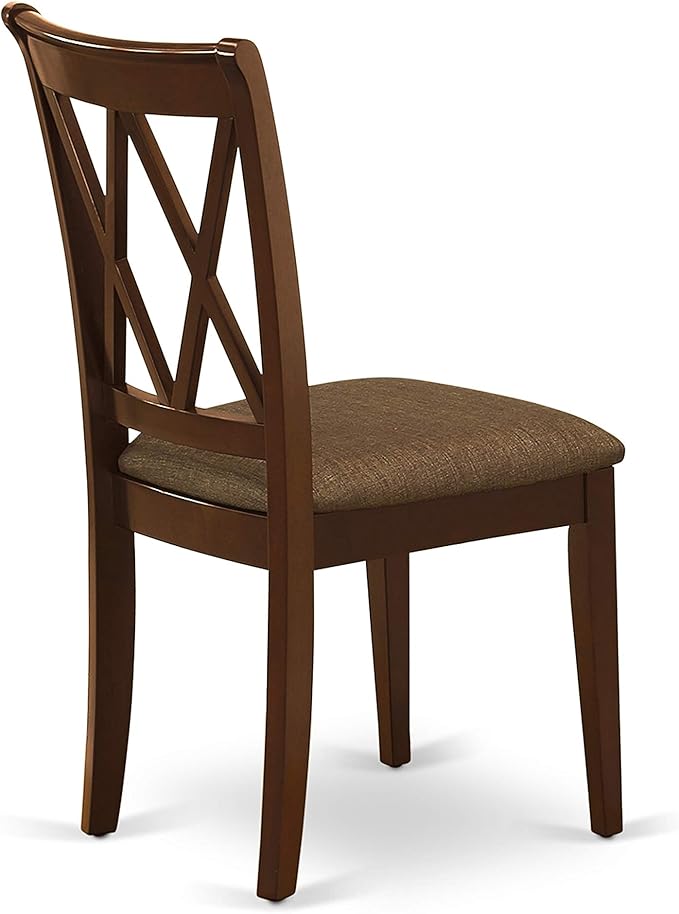 East West Furniture HBCL3-MAH-C 3 Piece Dinette Set - Image 9