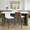Armen Living Vienna Modern Swivel 26" Counter Height Barstool by ArmenLiving