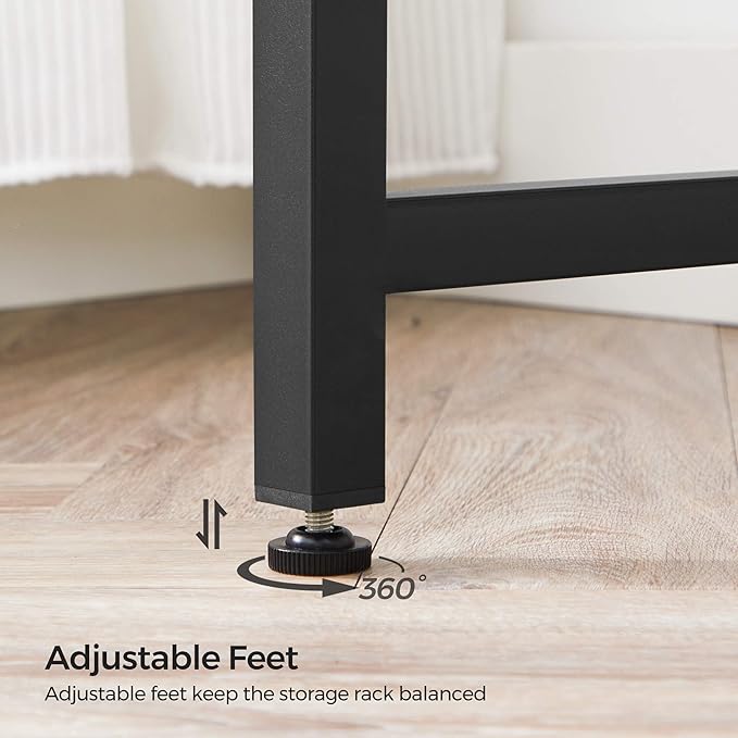 VASAGLE Computer Desk, Gaming Desk, Home Office Desk, - Image 9