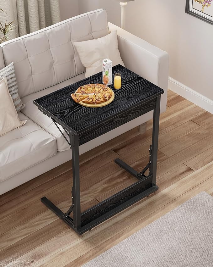 Tatub Folding TV Tray Table Set of 2, Small Sofa-Side Laptop Desk - Image 2