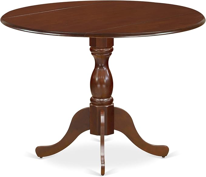 East West Furniture DMIP5-MAH-W 5 Piece Dining Table Set - Image 5