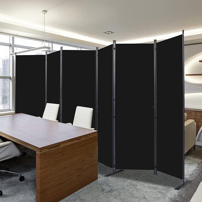 Room Divider, 6 Panel Folding Privacy Screens - Image 6