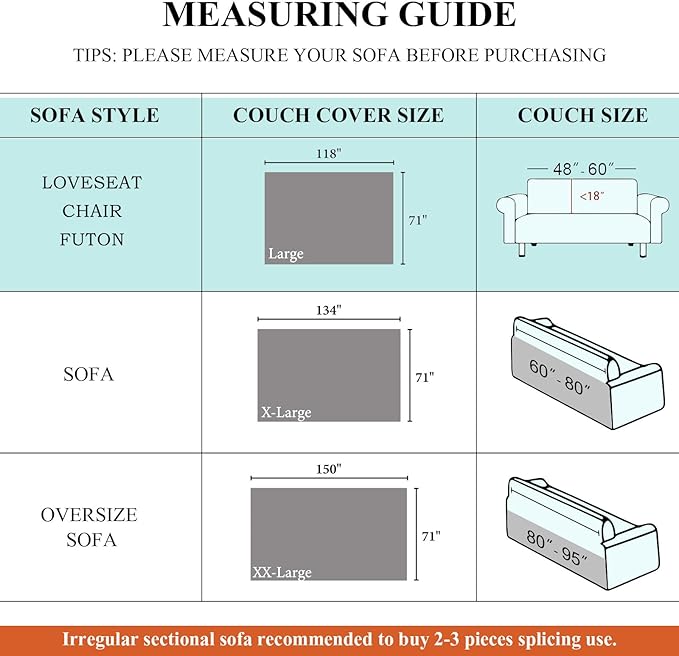 STACYPIK Modern Gray Geometric Sofa Cover, Anti-Slip Reversible Boho Dog Couch - Image 4