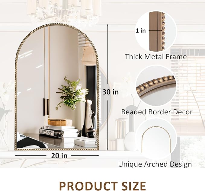 Arched Wall Mirror for Bathroom - Image 2