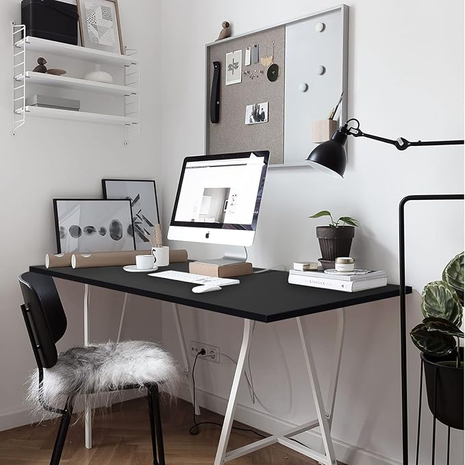 Kaboon Universal Table Top 27.5" D x 55" W, Solid One-Piece Wood Desktop - Image 6