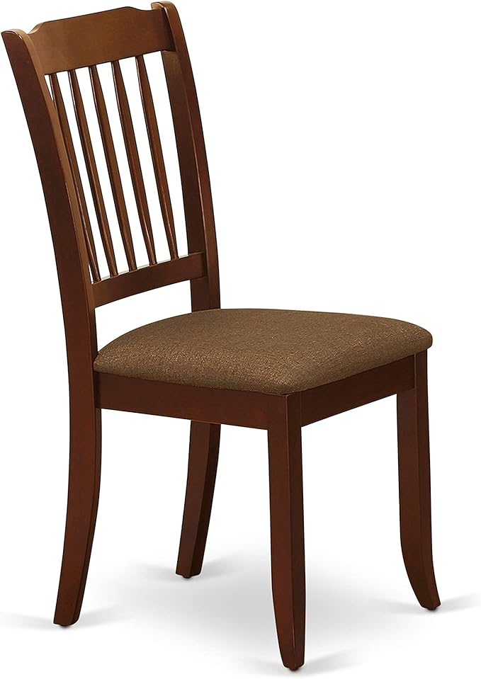 East West Furniture HBDA3-MAH-C 3 Piece Dining Set Contains a Round Dining Room - Image 7