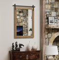 Farmhouse Bathroom Mirror, Barn Door Style Decor Entryway Bedroom 22x30INCH by PAIHOME