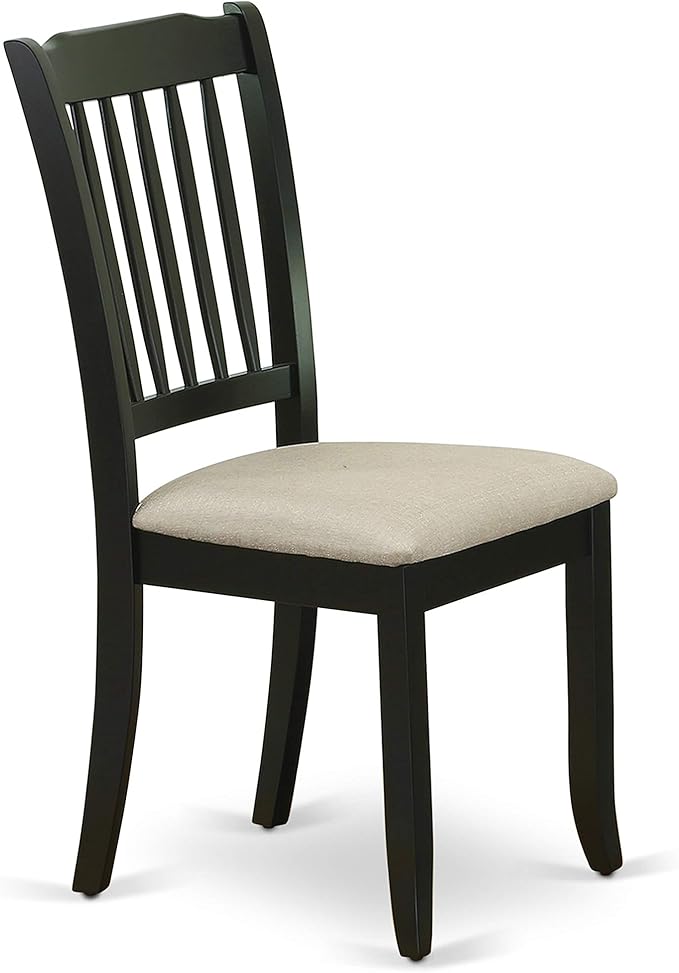 East West Furniture LGDA5-BLK-C 5 Piece Dinette Set Includes a Rectangle Dining - Image 8