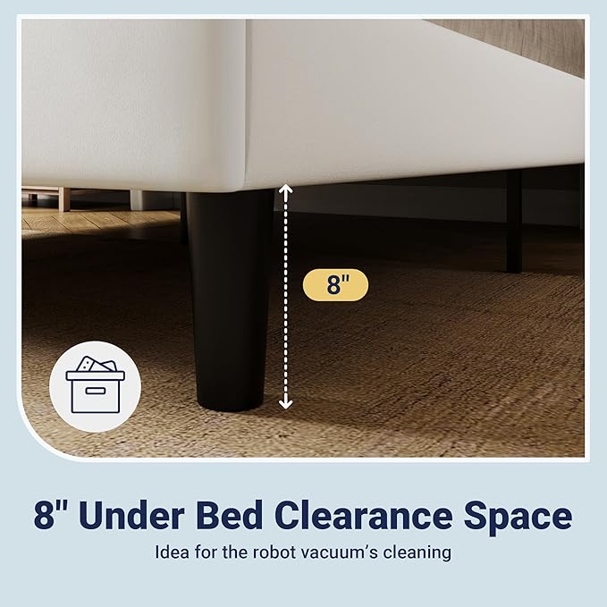 Allewie King Size Platform Bed Frame - Image 6