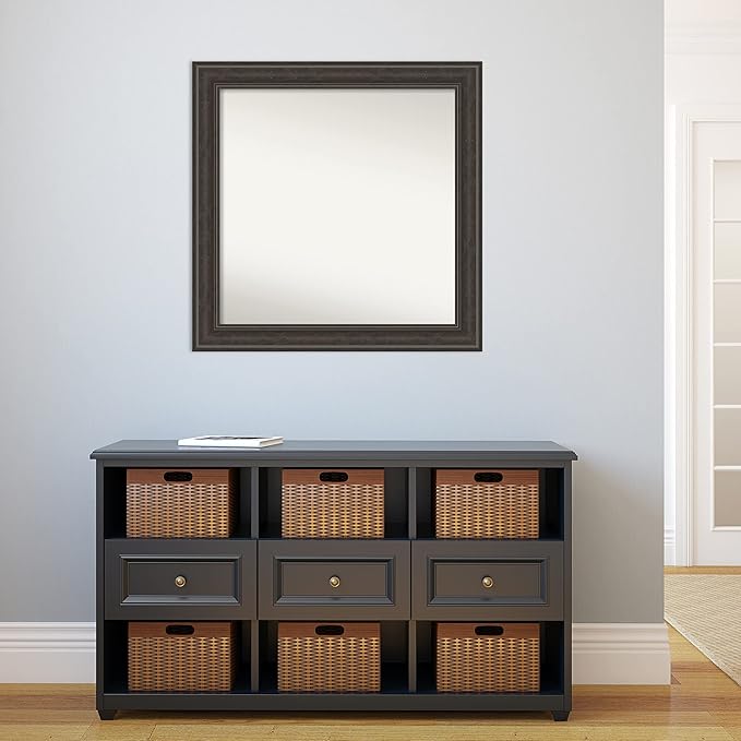 Amanti Art Brown Bathroom Mirror - Image 5