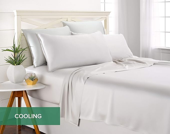 Split King Sheets by Pure Bamboo, Genuine 100% Organic Viscose Derived from - Image 5