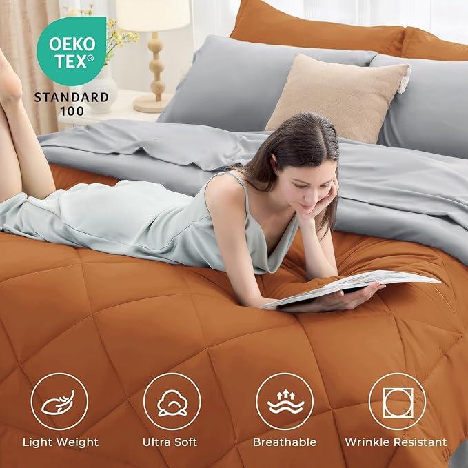 HEVUMYI Twin-XL Comforter Set - Image 2