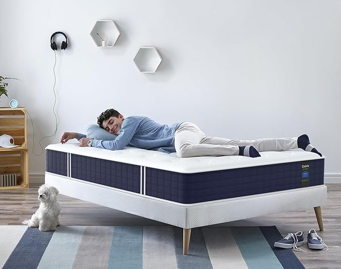 Coolvie Queen Mattress, 10 Inch Hybrid Mattress Queen Size, Individual Pocket - Image 7