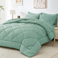 HEVUMYI Sage Green King Comforter Set by HEVUMYI
