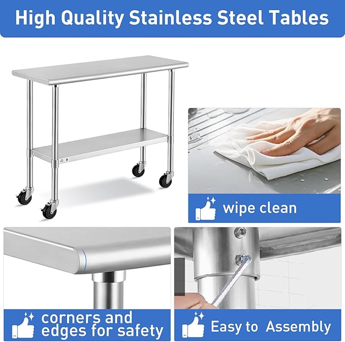 ROCKPOINT Stainless Steel Table - Image 6