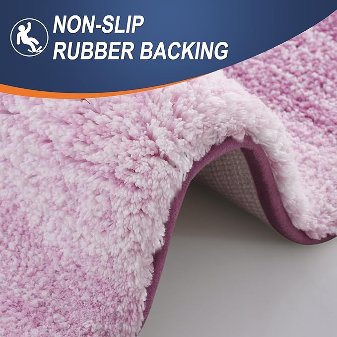 OLANLY Bathroom Runner Rugs 70x24, Extra Soft Absorbent Microfiber Bath Rugs - Image 4